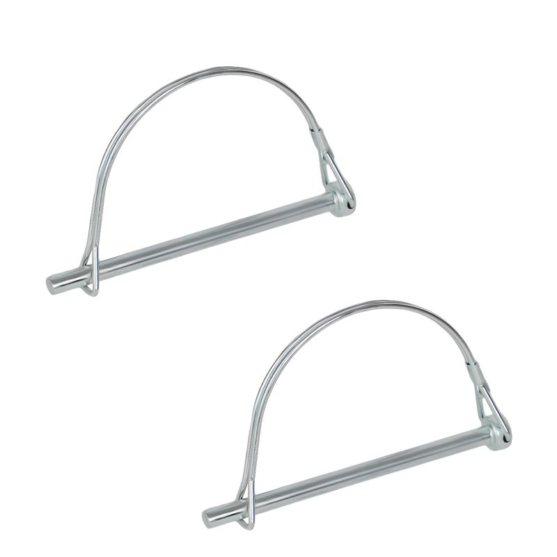 yolmooat 2Pack Premium Trailer Hitch Pin Trailer PinProfessional Trailer Coupler Pins for FarmTrailerHitchesLawn UseSize 14 x 3263mm x 80mm - Image 2