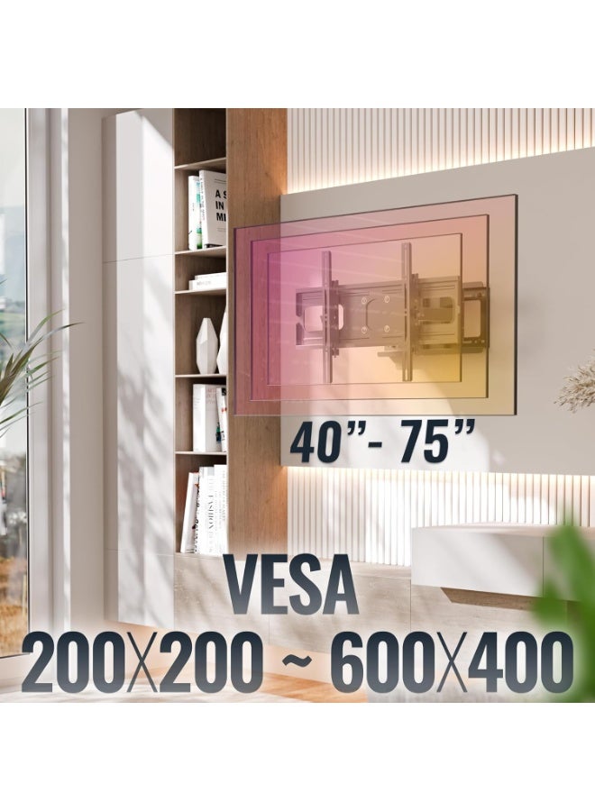 Universal Tilt TV Wall Mount – Fits 40" to 75" Screens – VESA 300x200 to 600x400 - Image 4