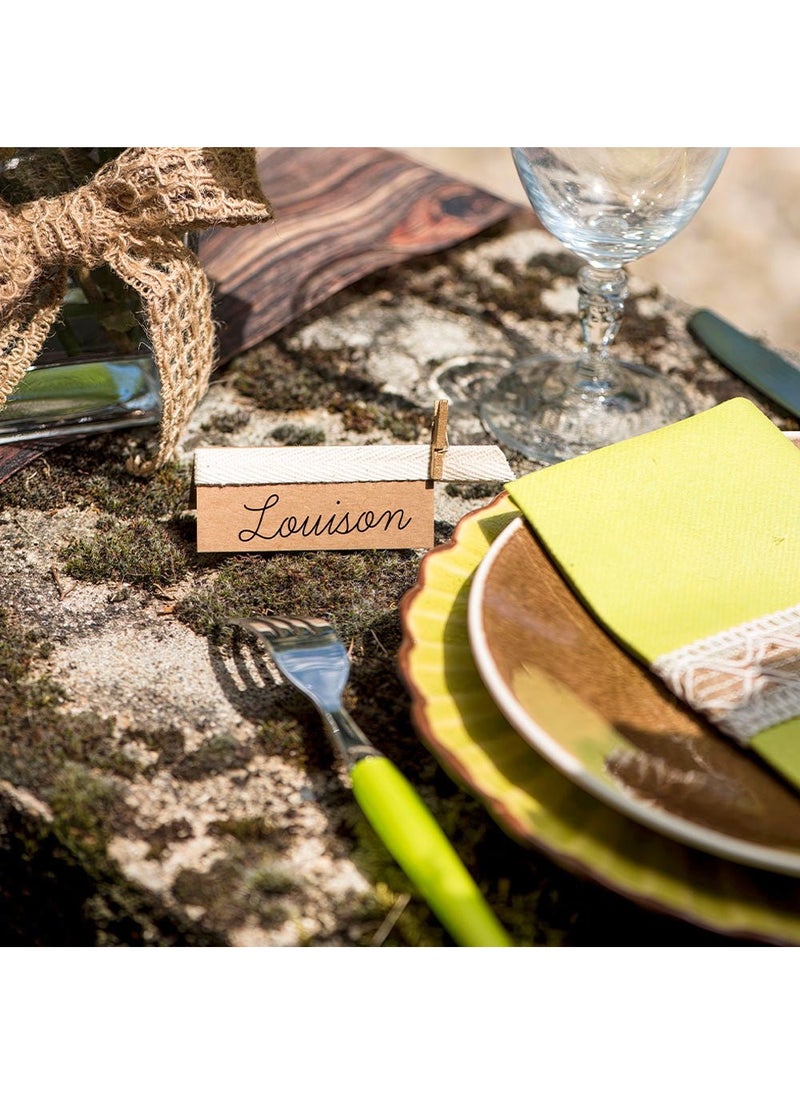 SANTEX Mini Clothespins Gold Wood Party Decoration 2.5cm 24-Pack - Image 2