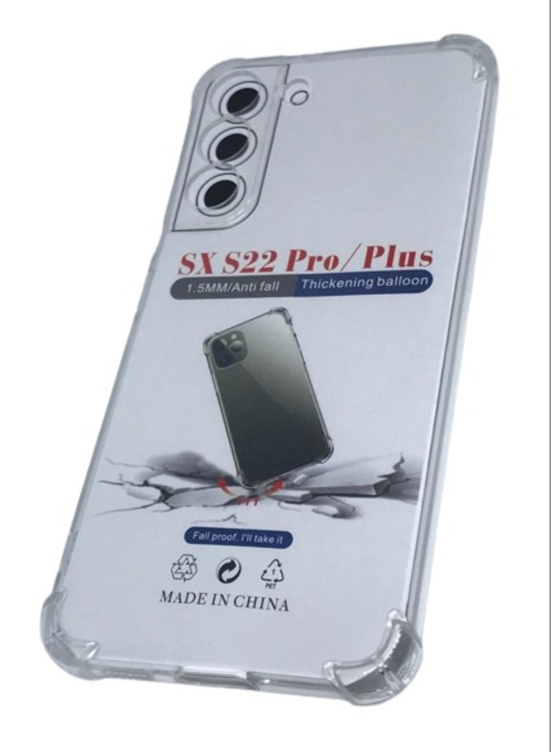 فيسوس حالة الحماية لغطاء S22 Pro Plus مع حواف الوفير واضحة - Image 2