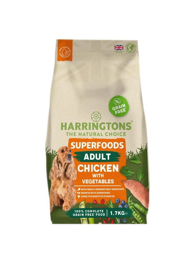 Harringtons Superfoods Chicken with Vegetables Adult Dry Dog Food - Image 1