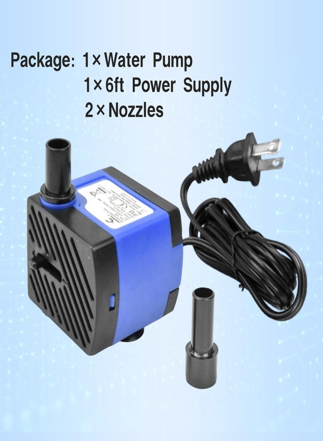 CONQUERALL 92GPH 5W Submersible Pump Mini Adjustable for Fish Tanks, Tabletop Fountains, Hydroponic Systems, Pet Fountains - Image 4