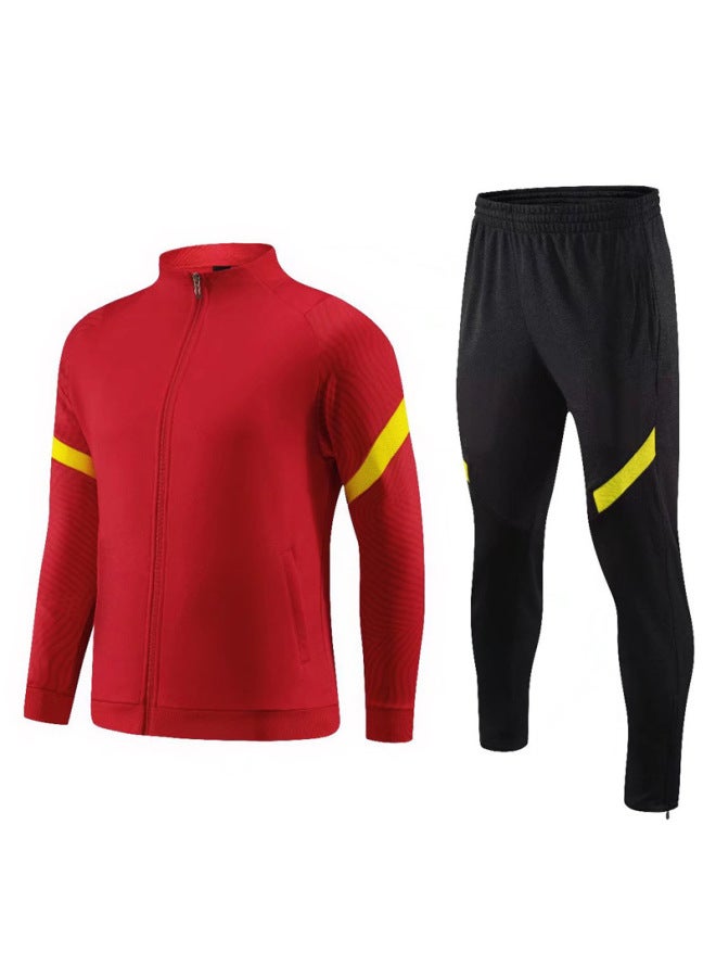 Light Board Football Training Suit Men's Long-sleeved Winter Game Team Uniform Children's Jersey Appearance Uniform Football Uniform Printed