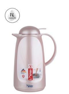 Valk Vacuum Flask With Double Wall Glass 1.0 Liter Wide Mouth With Anti-Leakage Made in Germany  - Image 1