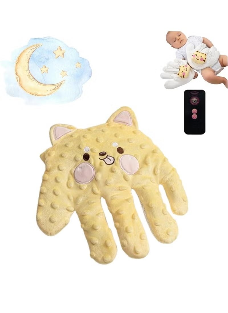 Gonice Baby Soothing Palm, Baby Patting Toy, Startle Prevention Hand Pillow, Electric Baby Hand Pillow, Baby Startle Prevention Hand Glove, Baby Sleeping Aid Palm, Baby Soothing Palm Hand  - Image 1