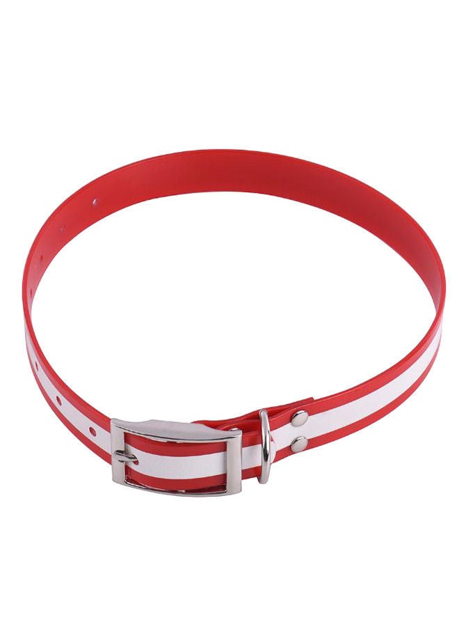NIBEMINENT Adjustable Durable Dog Collar Red 65cm - Image 1