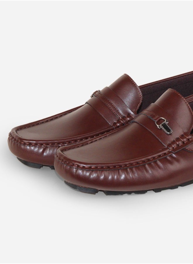 BOTELI Men's Loafers Casual Dress Walking Driving Shoes Classy Pu Leather Moccasin Shoes Men Flats Office Formal Slip-On  - Image 4