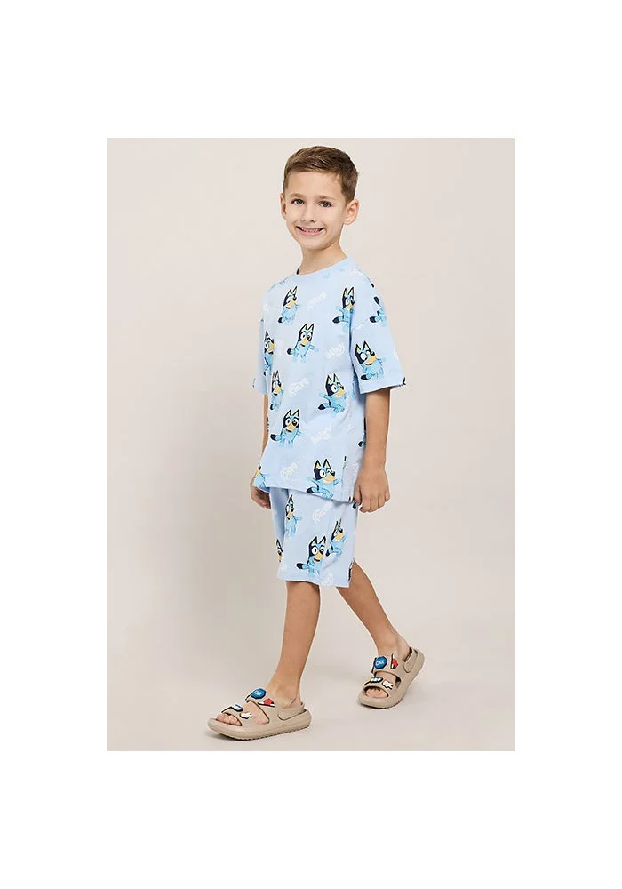 أر أند بي Bluey Print T-Shirt and Shorts Set