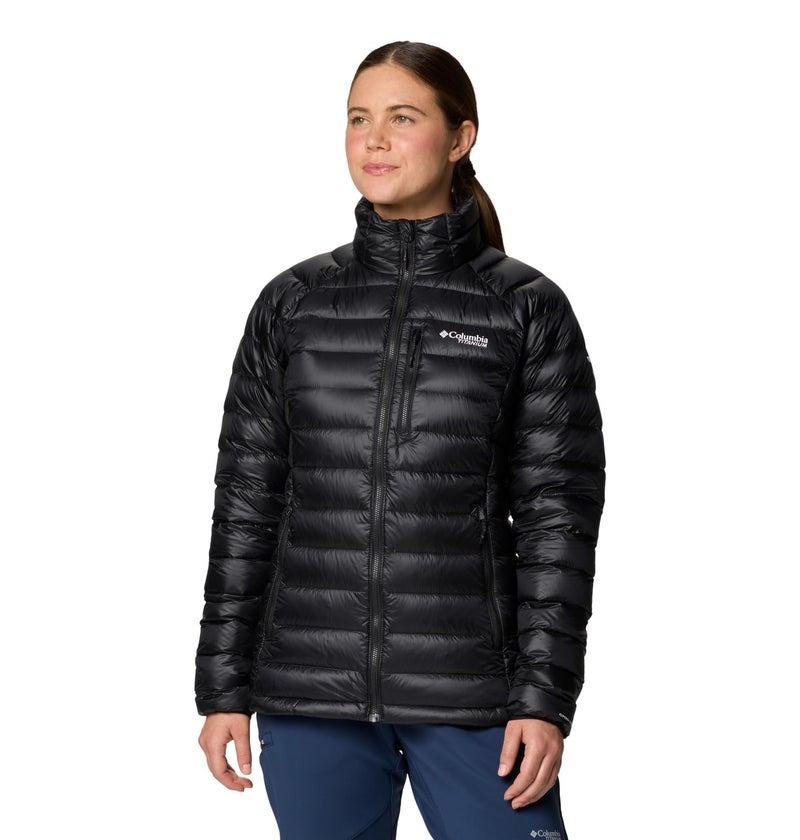Columbia Womens Arctic Crest Down Jacket Black Medium