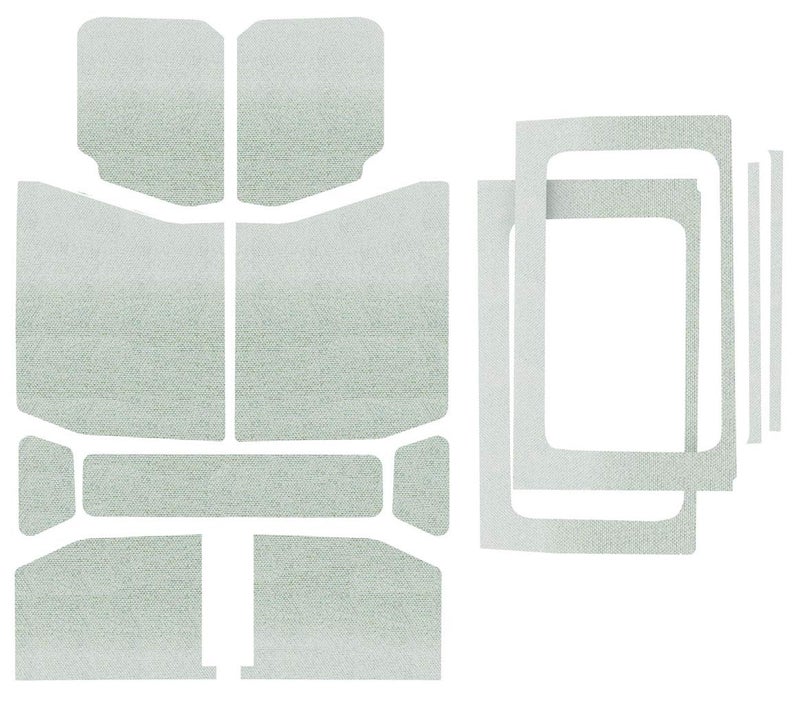 Design Engineering 050180 Boom Mat White Complete Sound Deadening Kit Compatible with 4Door Jeep Wrangler JL 2018up