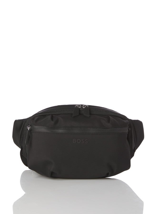 BOSS Gingo Bold Logo Bumbag, Black Currant, PCE. - Image 1