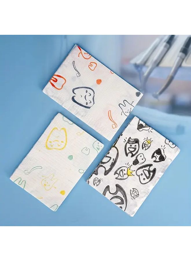 Model 001 Disposable Dental Bibs 10 Pack Hygienic Paper For Dental Tattoo Nail Art - Image 1