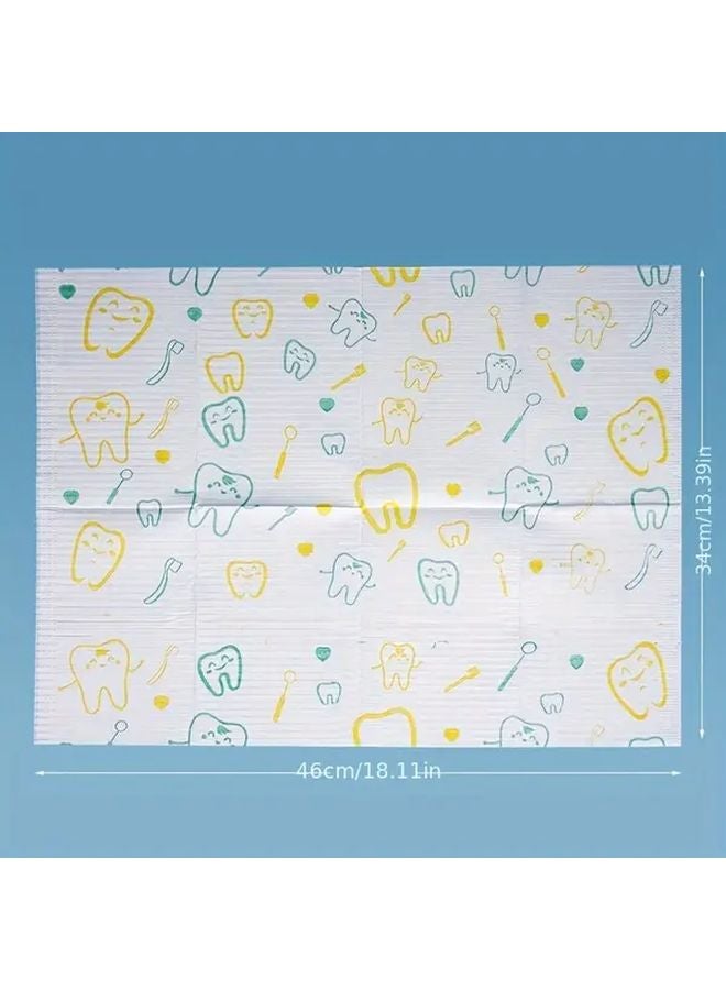 Model 001 Disposable Dental Bibs 10 Pack Hygienic Paper For Dental Tattoo Nail Art - Image 3