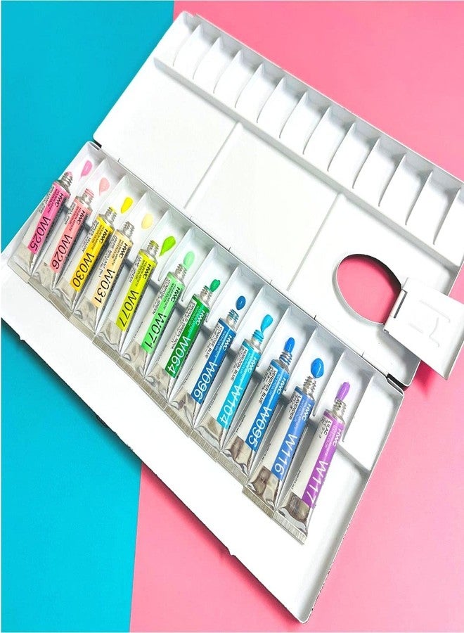 Holbein Artists' Watercolors - Pastels, Set of 12, 5 ml, Tubes - Image 4