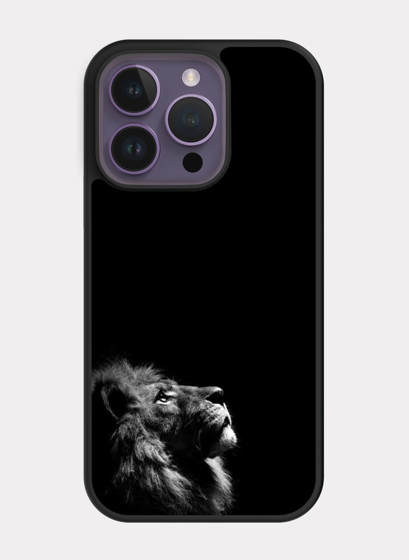 PXLAAT iPhone 14 Pro case cover Lion  - Image 1