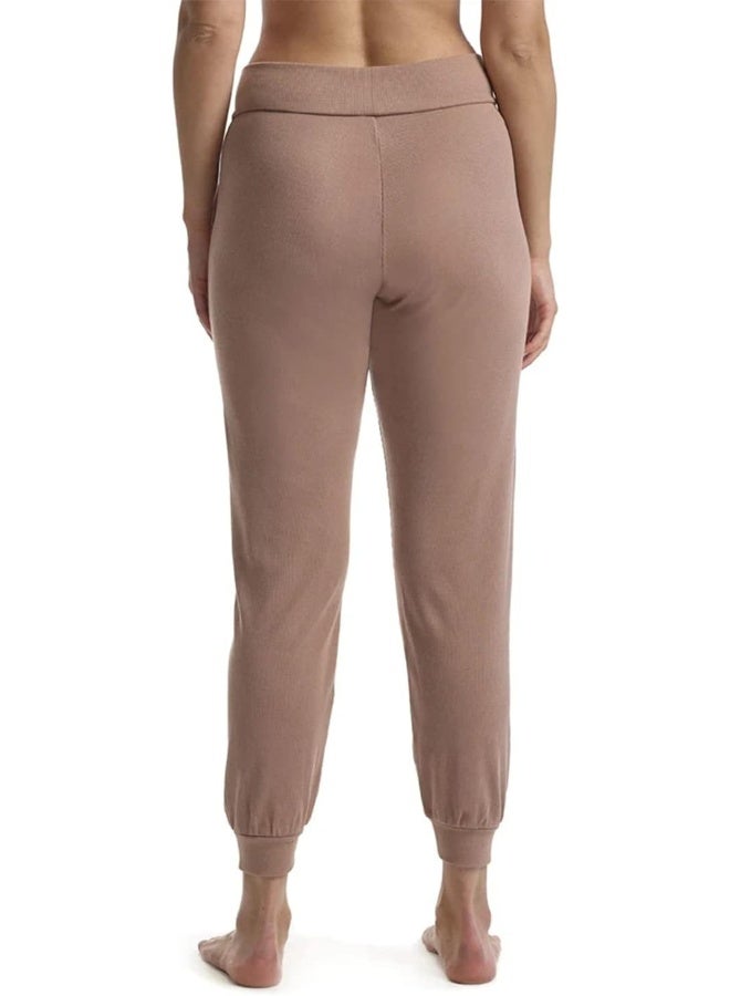 commando Luxury Rib Joggers RIB601 Mushroom MD - Image 1