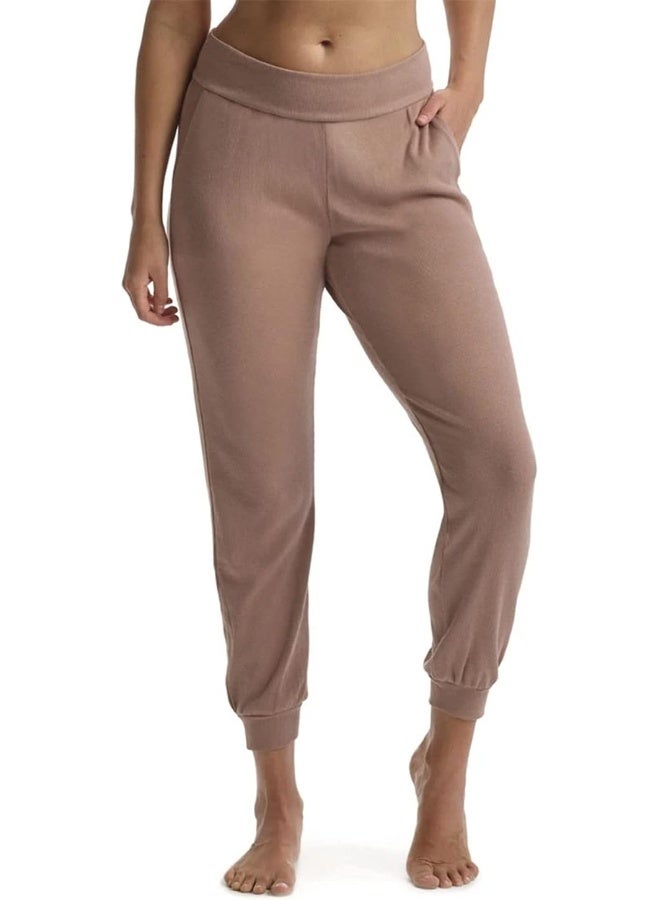 commando Luxury Rib Joggers RIB601 Mushroom MD - Image 4