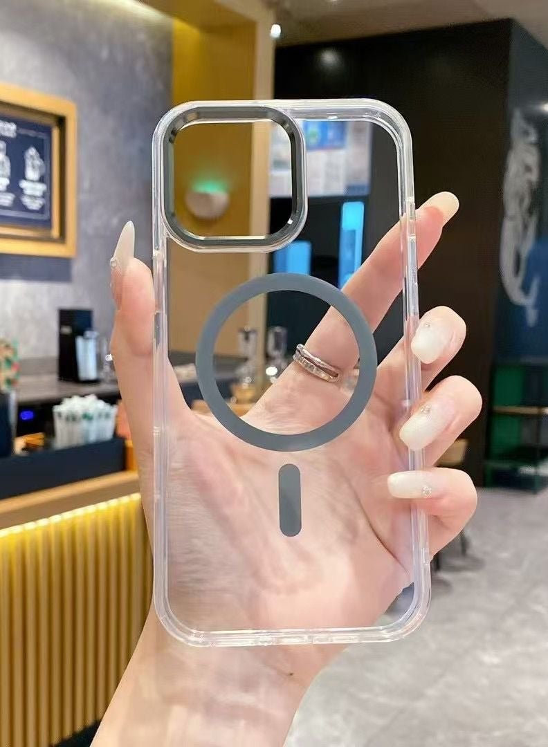 Back Cover for Apple 16 Pro Max Camera Lens grey Anti-drop Stylish Design