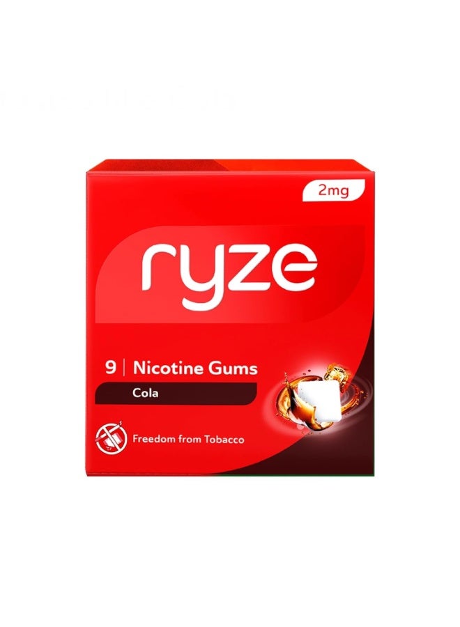 رايز علكة النيكوتين RYZE بتركيز 2 ملغ | علكة نيكوتين بنكهة الكولا (2 ملغ) | عبوة مكونة من 20 علبة (180 قطعة علكة) | لطيفة على الحلق | معتمدة من إدارة الغذاء والدواء (FDA) | خالية من السكر | ذات خصائص لتبييض الأسنان - Image 2
