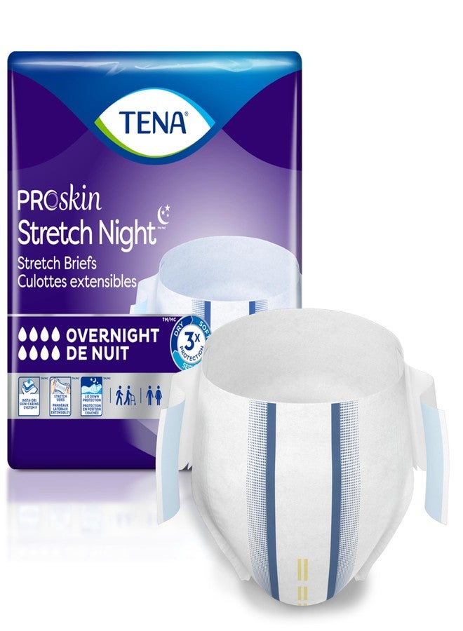 تينا ملابس داخلية TENA ProSkin Overnight Protection لسلس البول للنساء والرجال، قابلة للتمدد، حفاضات للكبار، مقاس كبير/كبير جدًا، 12 قطعة، قد تختلف العبوة - Image 4