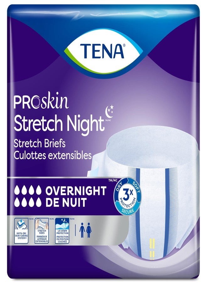 تينا ملابس داخلية TENA ProSkin Overnight Protection لسلس البول للنساء والرجال، قابلة للتمدد، حفاضات للكبار، مقاس كبير/كبير جدًا، 12 قطعة، قد تختلف العبوة - Image 2