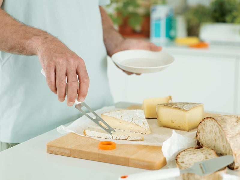 Fiskars Fiskars Cheese Knife Swedish Sandvik Steel 24 cm Ideal for Cutting and Serving Hard and Soft Cheese  - Image 3