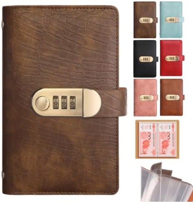 ODYSITE 2027 New 100 Transparent Pocket Currency Collectors Album， Lockable Savings Book, Money Saving Binder, for Collector Dollar Bill Cash Storage Collecting Supplies - Image 3