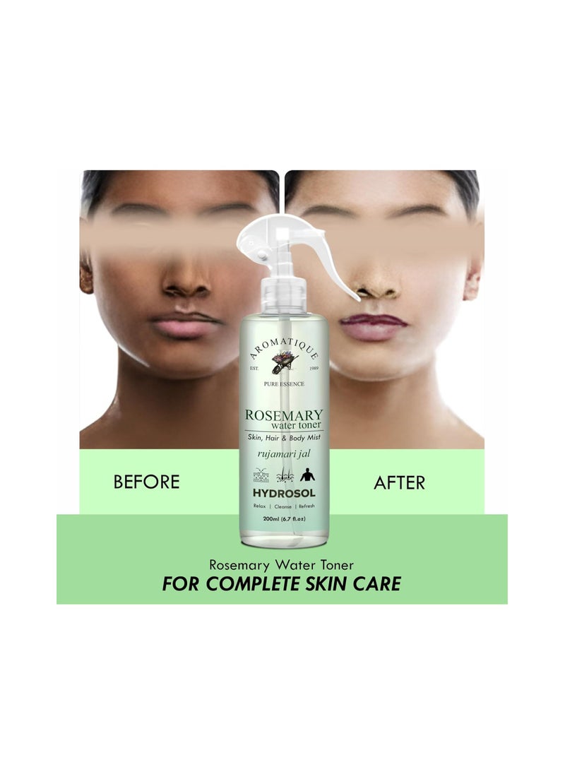 AROMATIQUE Aromatique Rosemary Water, Rose Mary Water for Hair, Rosemary Hair Mist, Strengthens Hair, Suitable For All Hair Types (200 ml)  - Image 2