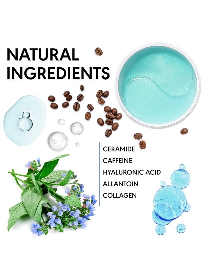 KINPUR ORGANIC COSMETICS Under Eye Patches for Puffy Eyes - Hyaluronic Acid and Collagen - Under Eye Mask for Eye Bags, Dark Circles, Fine Lines - Deep Skin Moisturizing - 30 Pairs, American Quality - Image 2