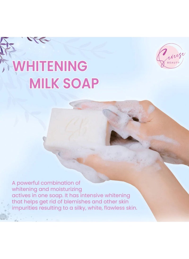 Sereese BEAUTY Sereese Beauty Milk Soap Niacinamide for Brightening Bubble Gum Scent, 100g  - Image 2