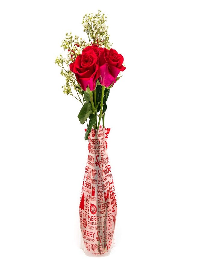 MODGY Expandable Flower Vase, Plastic Decorative Modern Vases for Flowers Centerpieces Dining Table Decor Living Room Bathroom Wedding Office, MerryMerry - Image 4