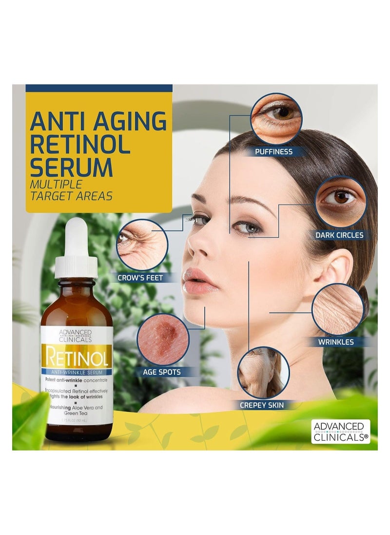Advanced Clinicals - Advance Clinical Retanol Serum 52 ml - Image 1