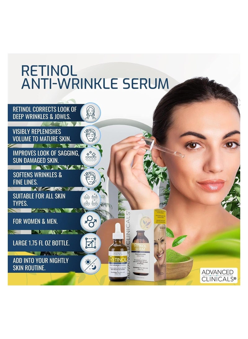 Advanced Clinicals - Advance Clinical Retanol Serum 52 ml - Image 1