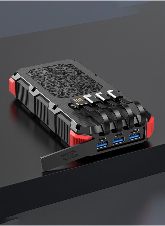 Joshberg 36800 mAh Solar Power Bank 4 USB Port Phone Charger With LED Light  - Image 2