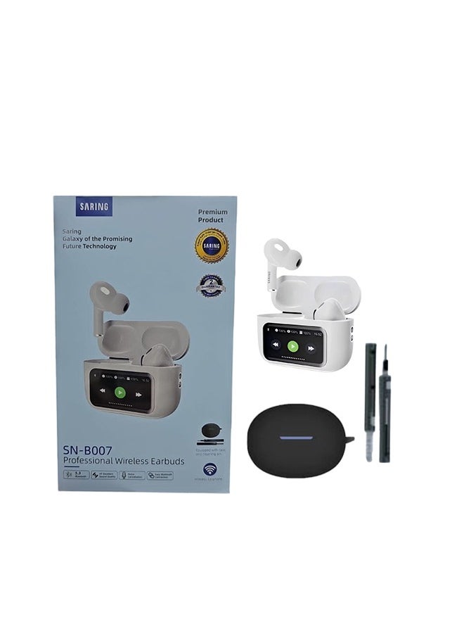 SARING - Saring wireless bluetooth headphones long battery lift 40 hours music playback 3hours with10 minutes charge small and comfortable dustproof from saring SN-007 - Image 1