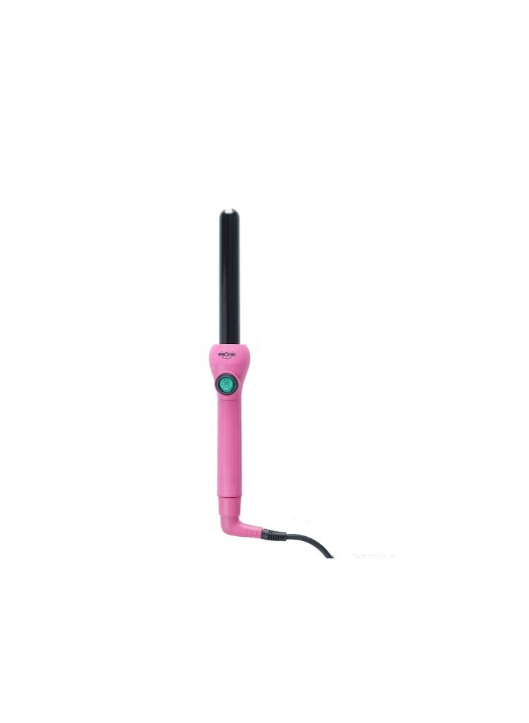PISONIC Fair Pisonic Hair Curler Pink and Black 19mm - Image 1