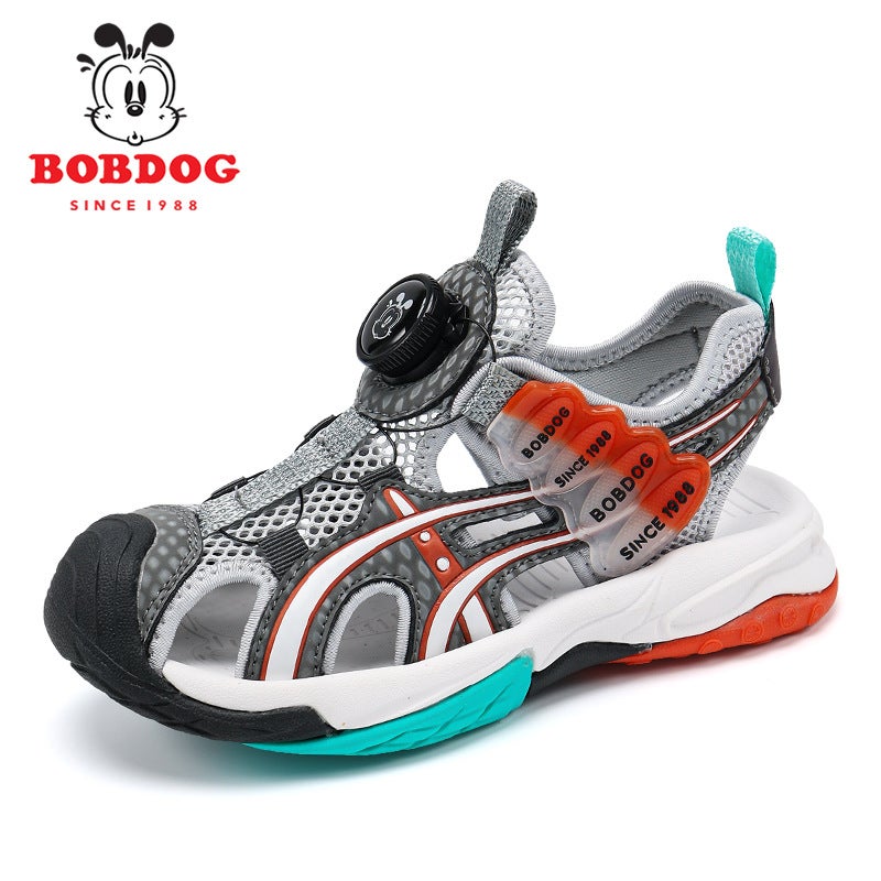 Babdou Children'S Shoes Girls' Sandals Closed Toe Breathable Rotating Button Boys Children'S Beach Shoes - Image 1