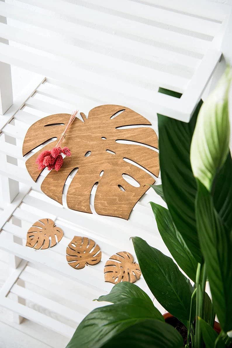 Tum Tum Bamboo Trivet Mat Set Multi Function Kitchen Bamboo and Wood Non-Slip Insulation Table Mat Hot Pads Tool for Hot Dishes/Pot/Bowl/Teapot/Coaster/Hot Pot Holders. (Wood, 19 * 19 6 pcs) - Image 2