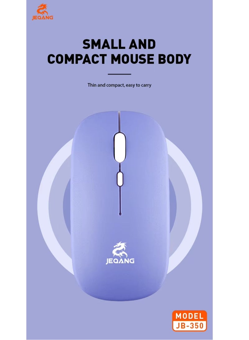 JEQANG JEQANG Bluetooth Rechargeable Keyboard And Mouse Black JB 350 - Image 5