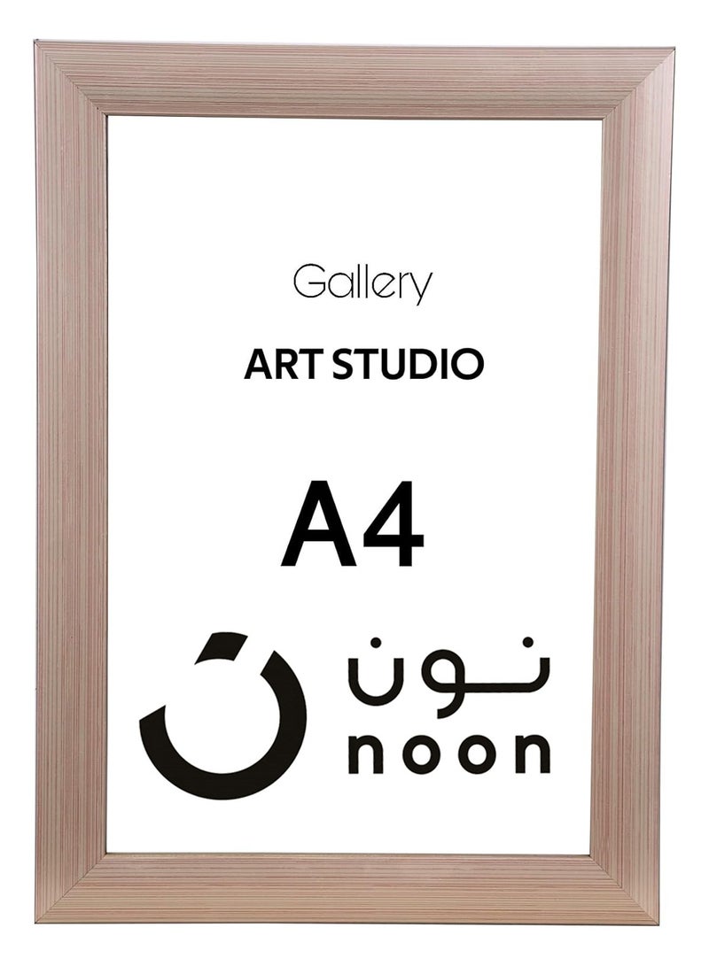 إطار صورة A4، جداري، ٢٠×٣٠ سم (ذهبي فاتح)