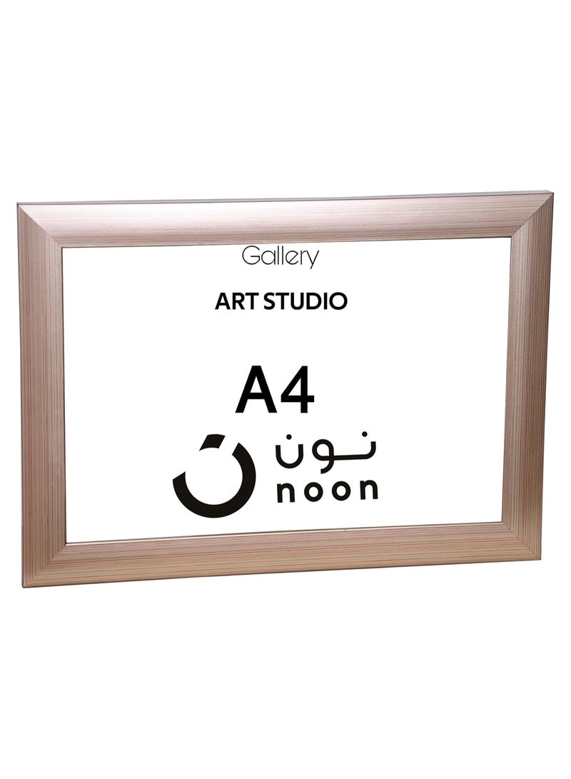 إطار صورة A4، جداري، ٢٠×٣٠ سم (ذهبي فاتح)