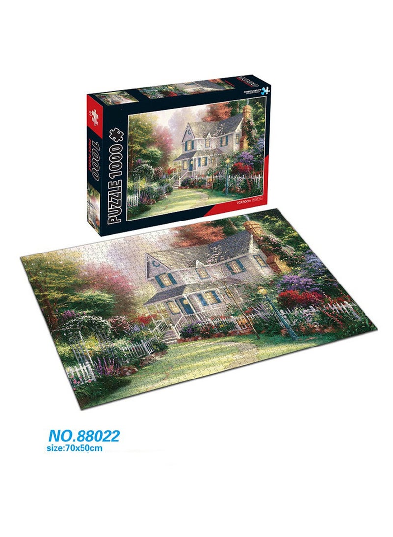 1000 Pieces Jigsaw Puzzle Stress Relief Educational Developmental Toy 70x50cm - Image 2