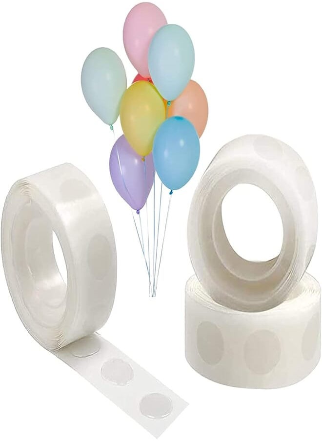 Highland HIGHLAND 200 Pieces Balloon Sticker Glue Dots Double Sided Adhesive Dots Stickers Tape for DIY Craft Party Decorations, 2 Rolls (100 Pcs Per Roll) 