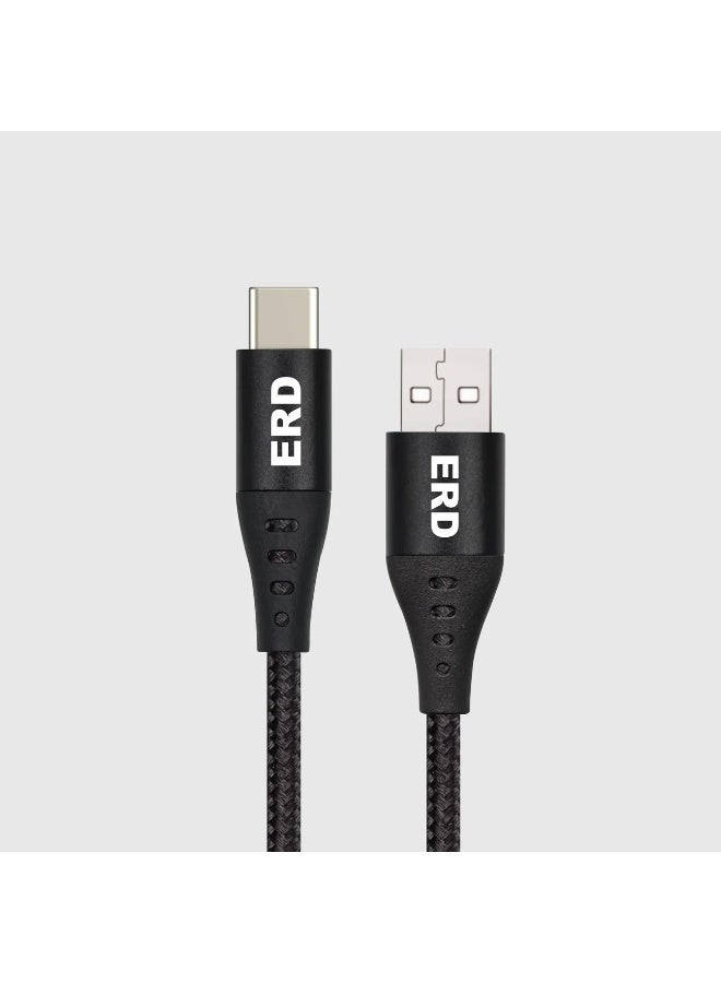 ERD USB-C CABLE BRAIDED WITH METAL CASE 35W - Image 2