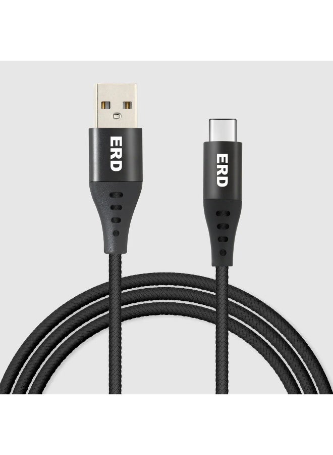 ERD USB-C CABLE BRAIDED WITH METAL CASE 35W - Image 1