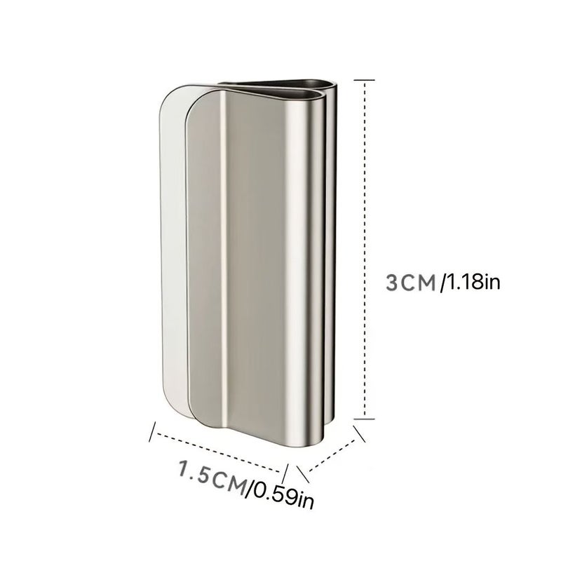 2pcs Metal Magnetic Curtain Clips Easy Install Prevent Light Leakage Keep Curtains Tightly Closed Home Bedroom Office Privacy - Image 3