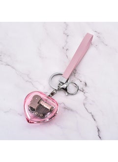 Generic Korean Creative Heart Music Box Keychain NEW: cute pink 