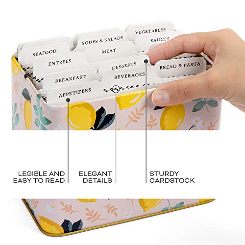 Jot  Mark Jot & Mark Recipe Card Dividers - 24 Tabs per Set, Works with 4x6 Inch Cards, Helps Organize Recipe Box (Classic) - Tab Divider - Image 3