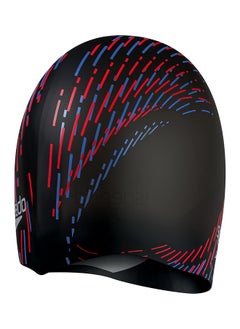 speedo Reversible Moulded Silicone Swim Cap Black  - Image 4