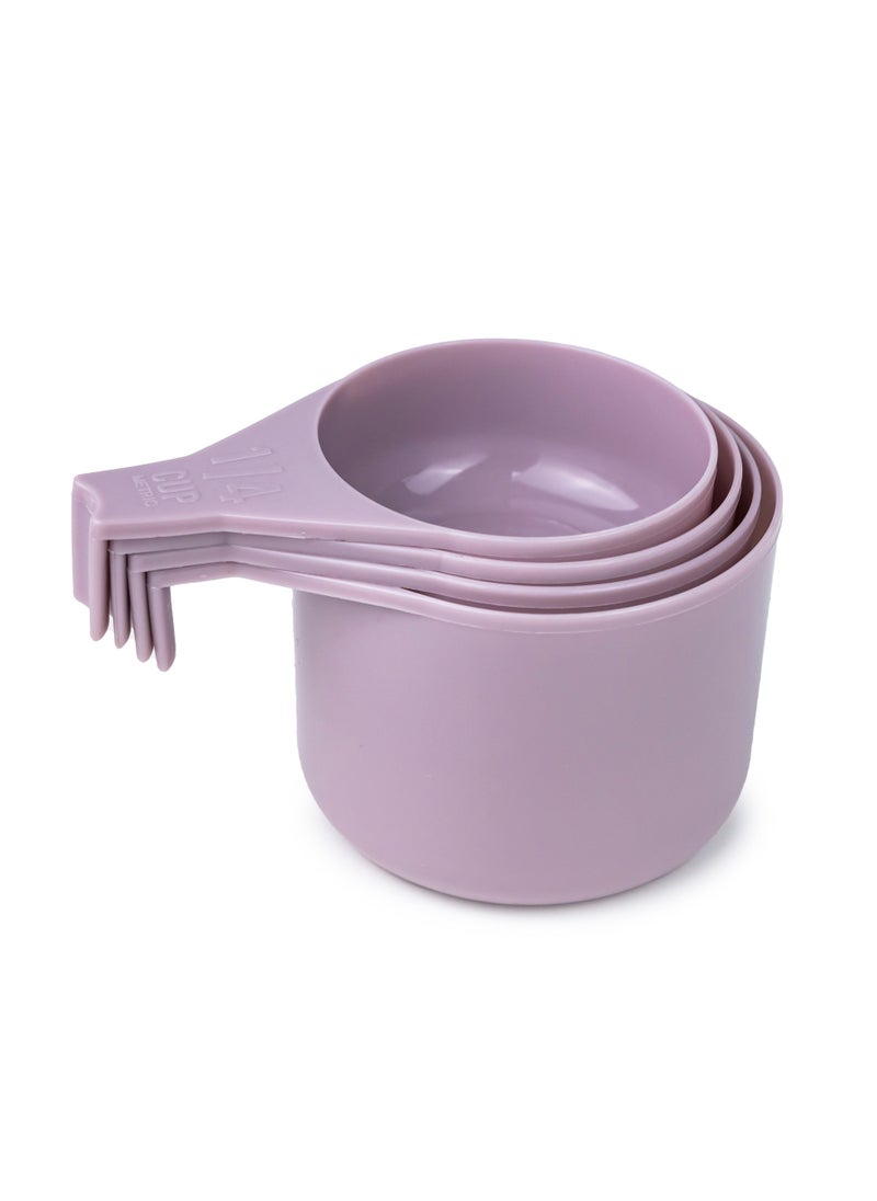 Cuisine Art Reusable Short Handle Plastic Measuring Spoon Scoops  - Image 1